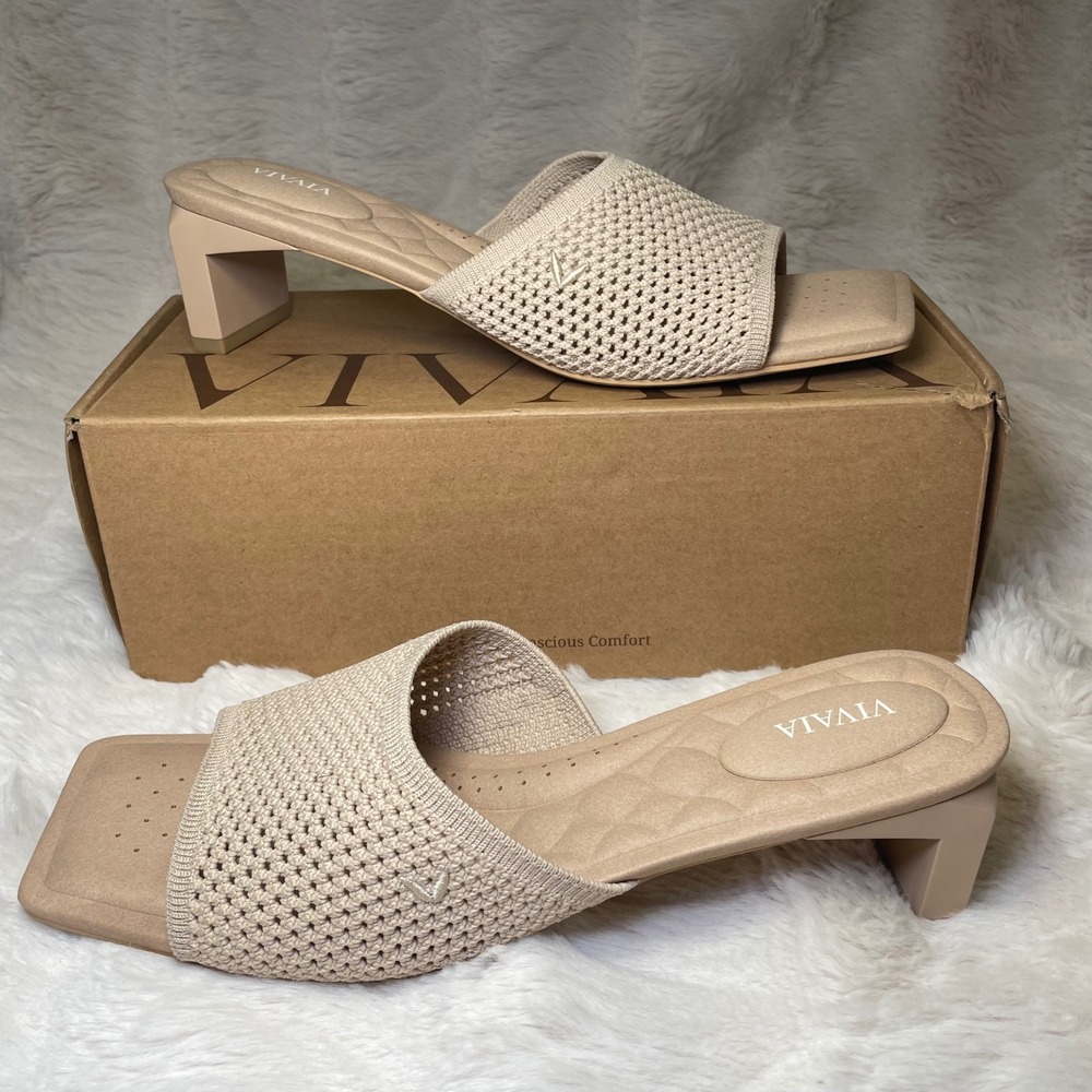 VIVAIA Square-Toe Block Heel Sandals‎ (Juliet Pro) EU 40.5 / US 9-9.5 - Picture 6 of 9